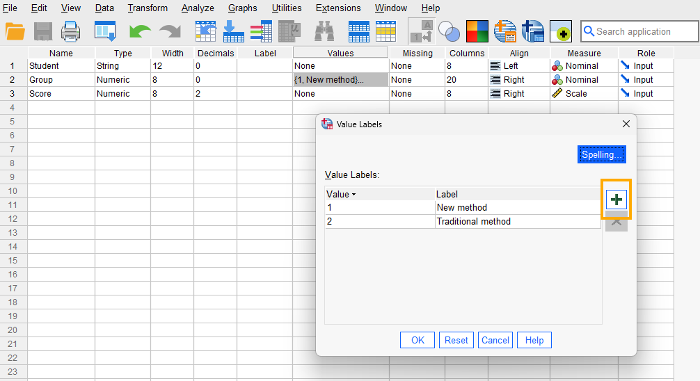 Independent Samples T-test in SPSS