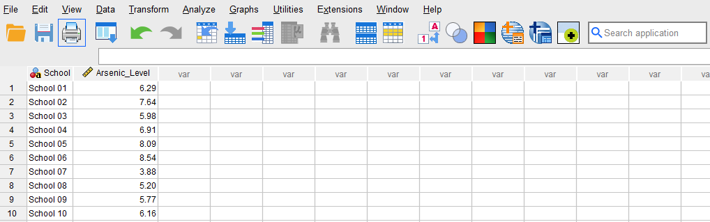 One-sample t-test in SPSS