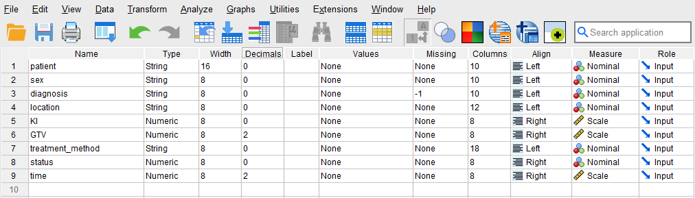 Cox Regression in SPSS