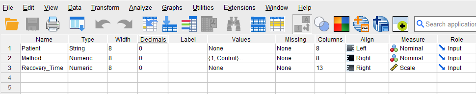 1 way ANOVA in SPSS