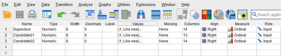 Kappa and Weighted Kappa in SPSS